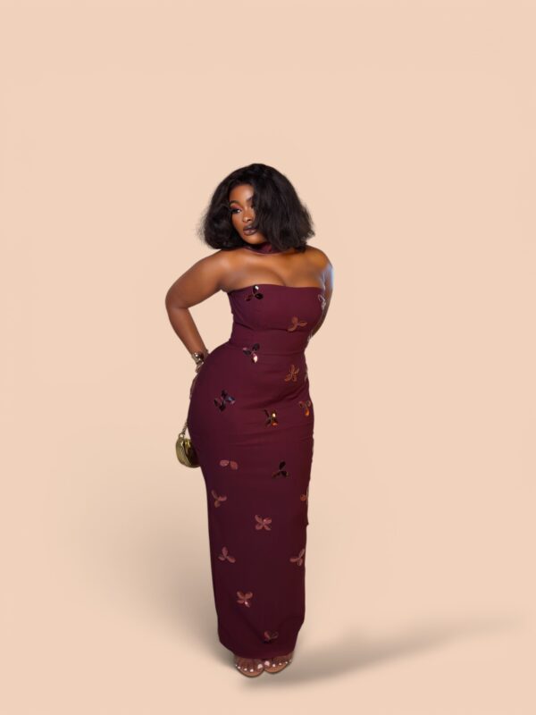 Envy Dress(Burgundy)